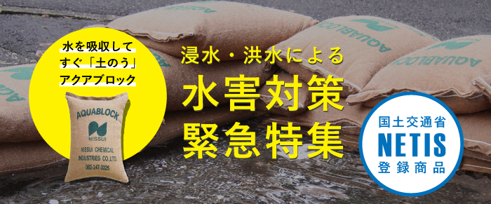 洪水・浸水による水害対策特集