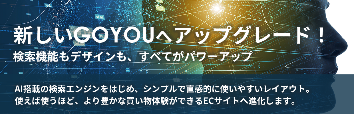 新しいGOYOUへアップグレード!