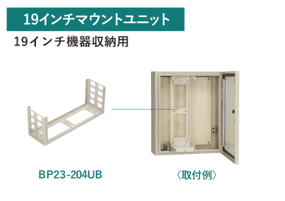 19インチマウントユニット BP23-204UB