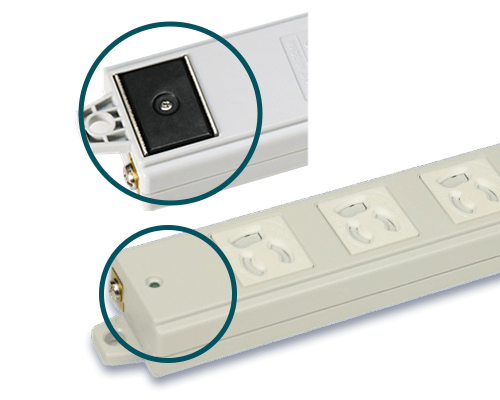 マグネット・電源ランプの画像